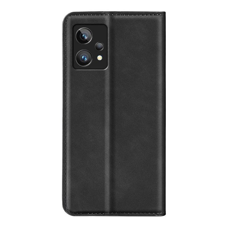 Cover voor Realme 9 Pro Plus Kunstleer Stand Functie