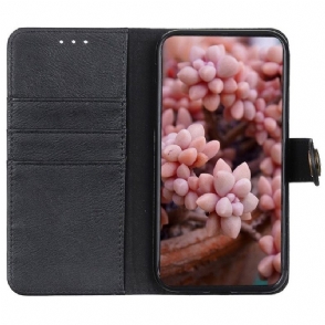 Folio-hoesje voor Realme 9 Pro Plus Khazneh Imitatieleer