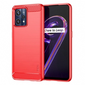 Hoesje voor Realme 9 Pro Plus Anti-fall Geborsteld Effect Mofi