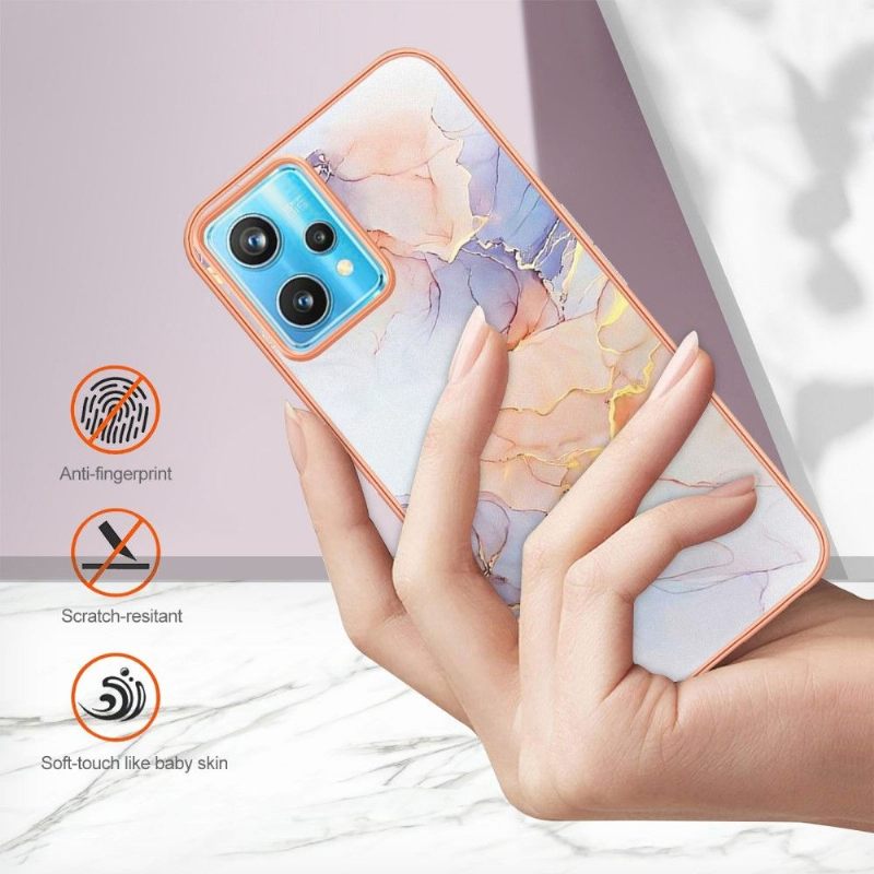 Hoesje voor Realme 9 Pro Plus Gekleurd Marmer