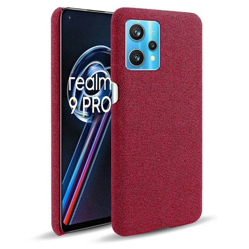Hoesje voor Realme 9 Pro Plus Stoffen Bekleding