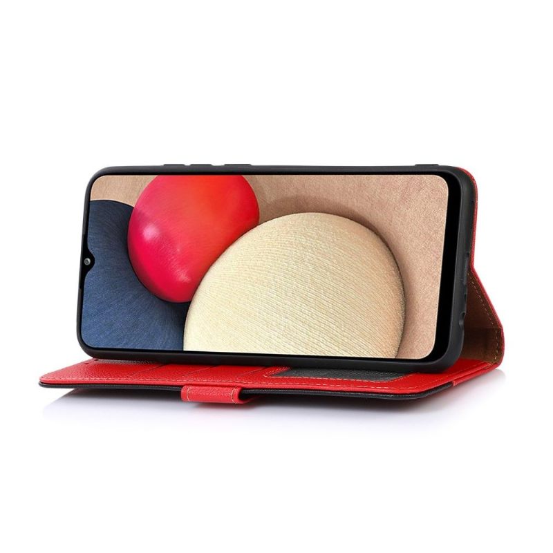 Leren Hoesje voor Realme 9 Pro Plus Bescherming Khazneh Zichtbare Naden