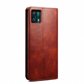 Leren Hoesje voor Realme 9 Pro Plus Ernestine Zichtbare Naden