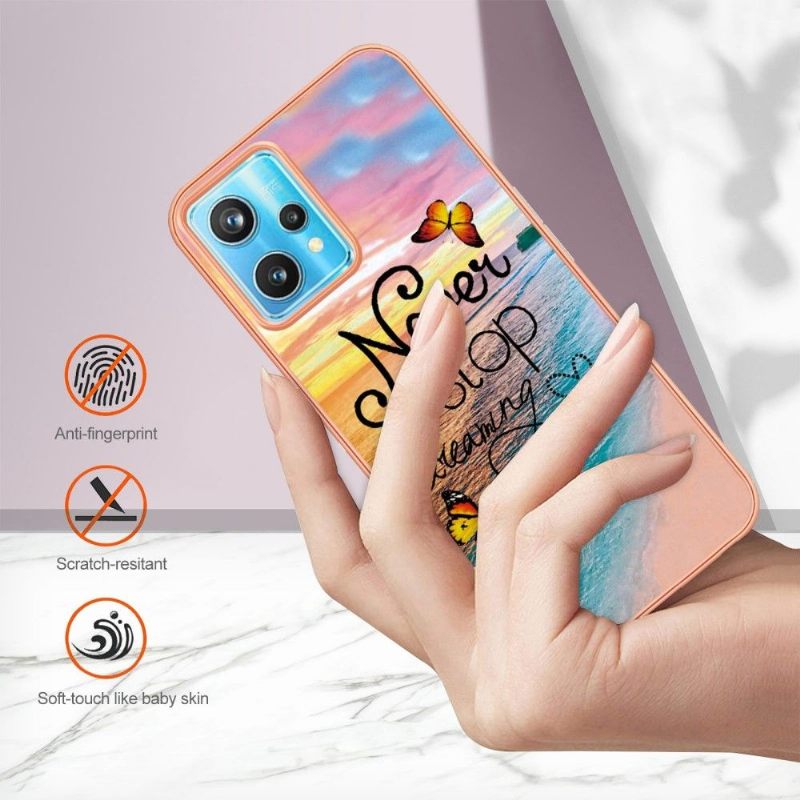 Telefoonhoesje voor Realme 9 Pro Plus Stop Nooit Met Dromen