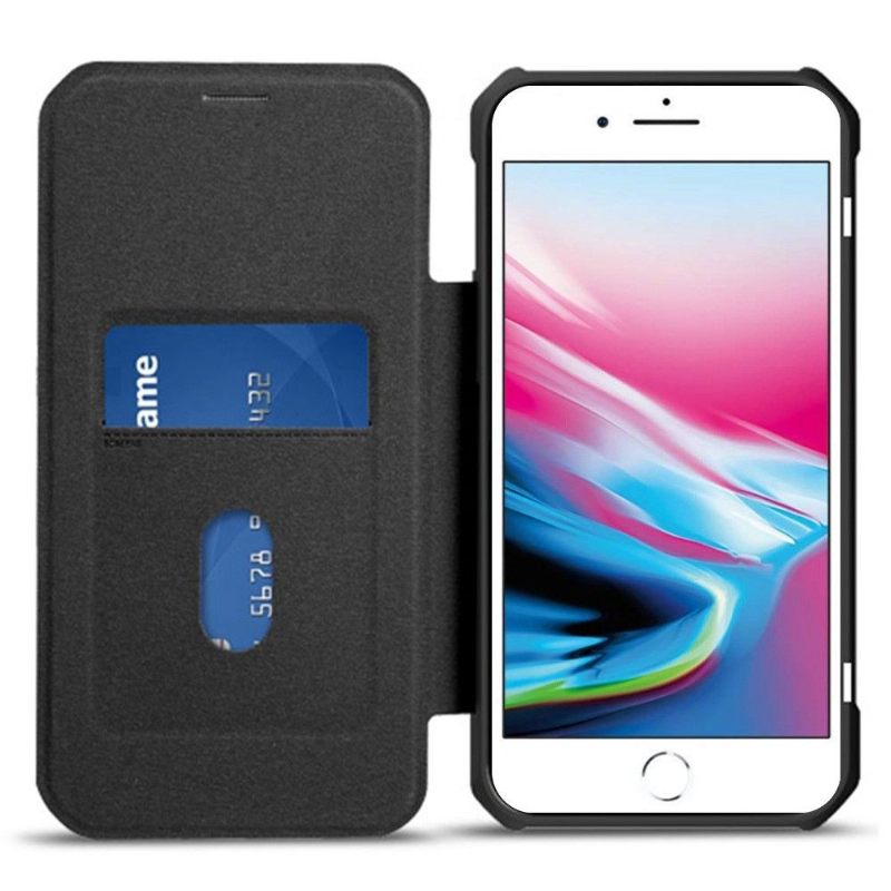 Cover voor iPhone SE 2022 Anti-fall Folio-hoesje Zakelijk Omdraaien