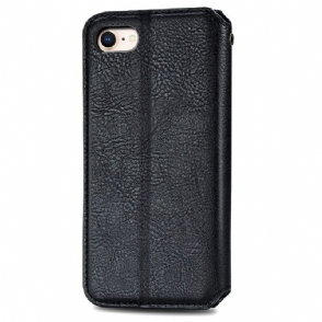 Flip Case voor iPhone SE 2022 Kub Design-kaarthouder