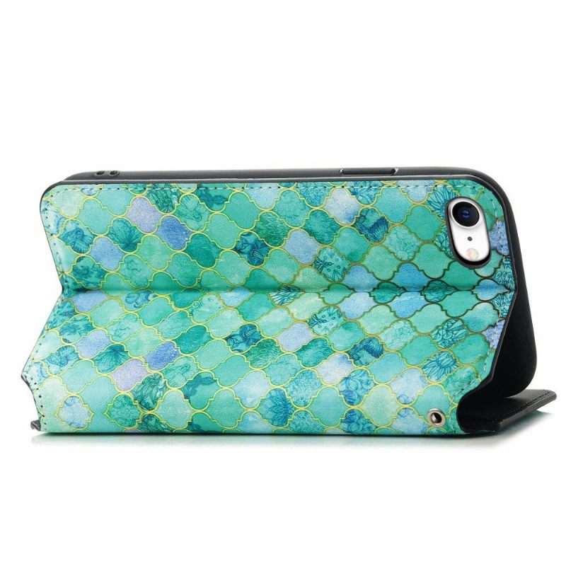 Folio-hoesje voor iPhone SE 2022 Arabesk Patroon