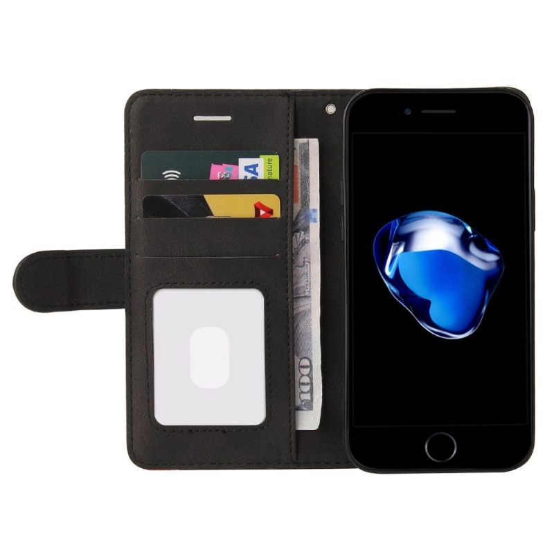 Folio-hoesje voor iPhone SE 2022 Bicolor Artistiek