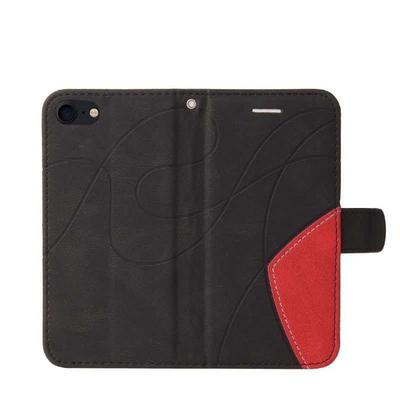 Folio-hoesje voor iPhone SE 2022 Bicolor Artistiek
