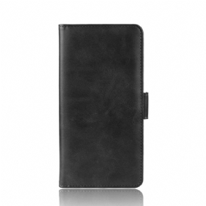 Folio-hoesje voor iPhone SE 2022 Mat Lederen Hoes