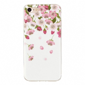 Hoesje voor iPhone SE 2022 Fluorescerende Bloemen