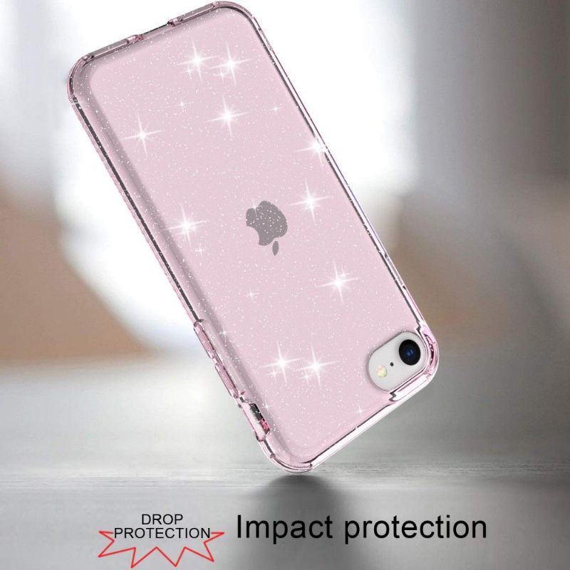Hoesje voor iPhone SE 2022 Fonkelende Pailletten