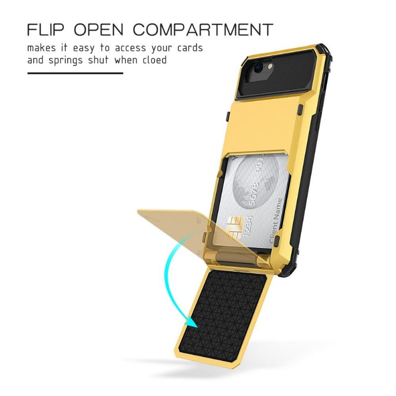 Telefoonhoesje voor iPhone SE 2022 Bescherming Hoesje Folio-hoesje Kaarthouder Flip Bescherming
