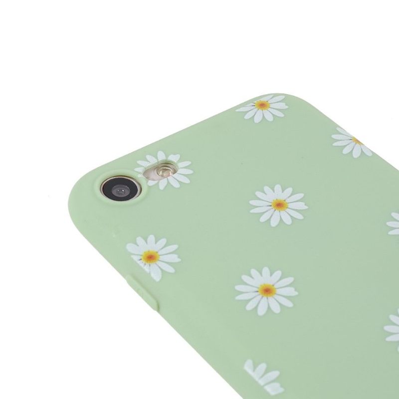 Telefoonhoesje voor iPhone SE 2022 Bescherming Siliconen Madeliefjes