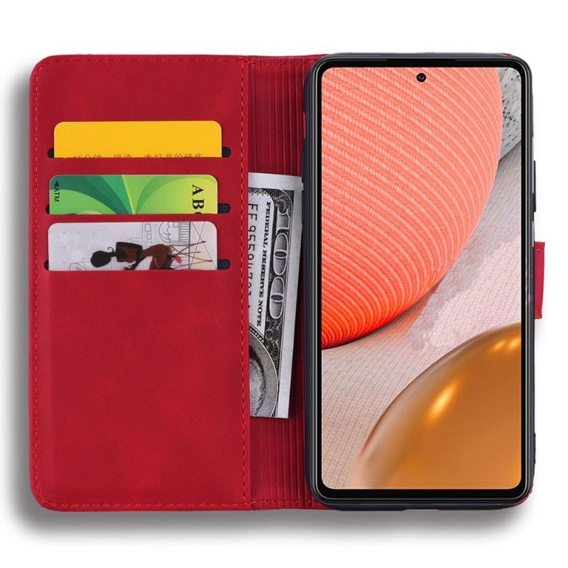Folio-hoesje voor Samsung Galaxy A72 4G / A72 5G Leïla Fleur Oriental