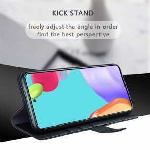 Folio-hoesje voor Samsung Galaxy A72 4G / A72 5G Premium Leer