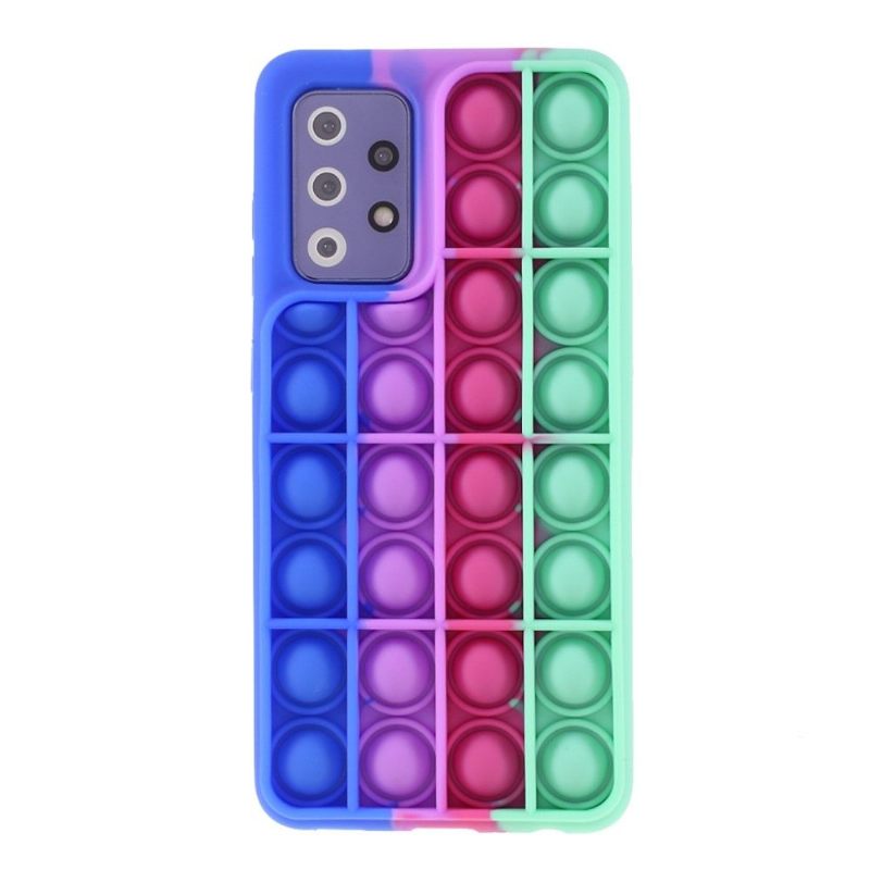 Hoesje voor Samsung Galaxy A72 4G / A72 5G Pop It Fidget Toy - Veelkleurig