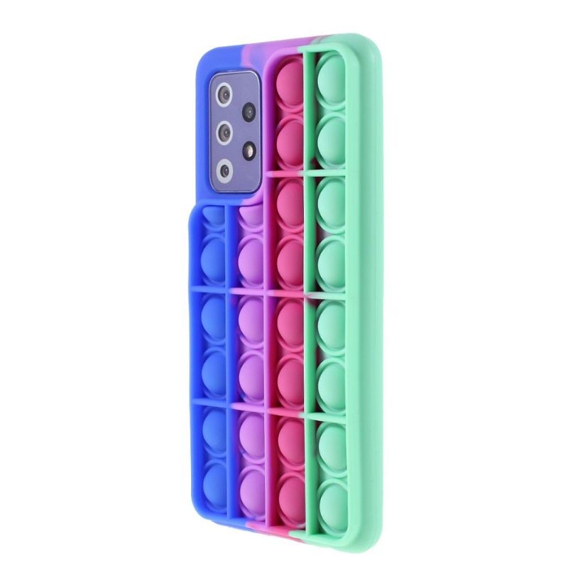 Hoesje voor Samsung Galaxy A72 4G / A72 5G Pop It Fidget Toy - Veelkleurig