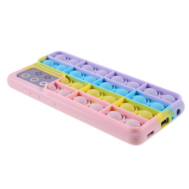 Hoesje voor Samsung Galaxy A72 4G / A72 5G Pop It Fidget Toy - Veelkleurig
