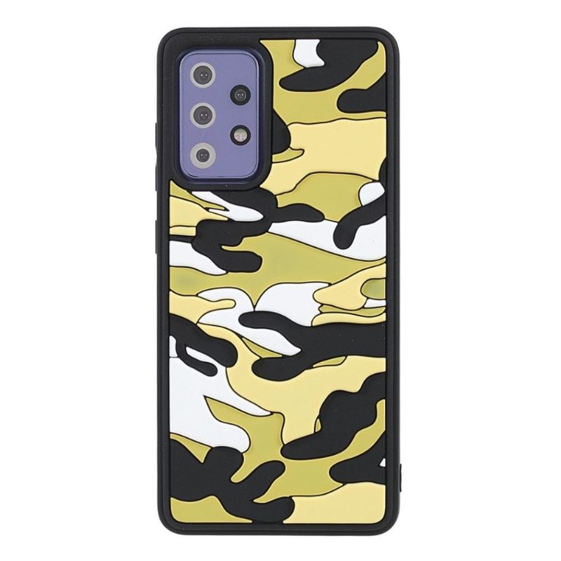 Telefoonhoesje voor Samsung Galaxy A72 4G / A72 5G Bescherming Robuuste Militaire Camouflage