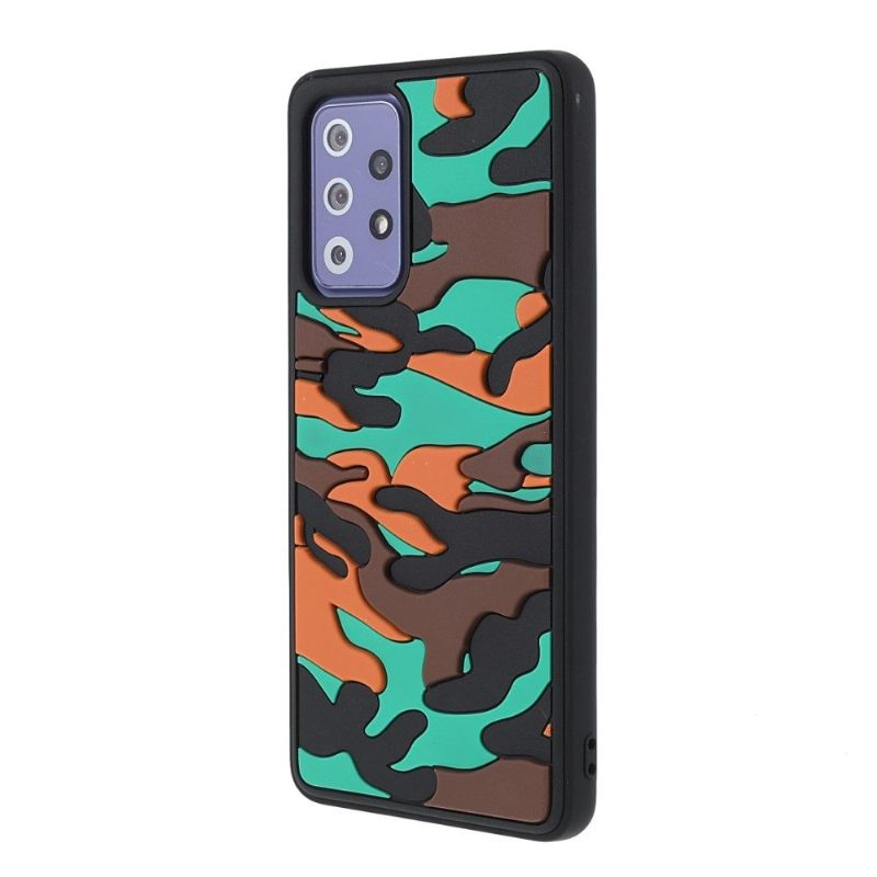Telefoonhoesje voor Samsung Galaxy A72 4G / A72 5G Bescherming Robuuste Militaire Camouflage