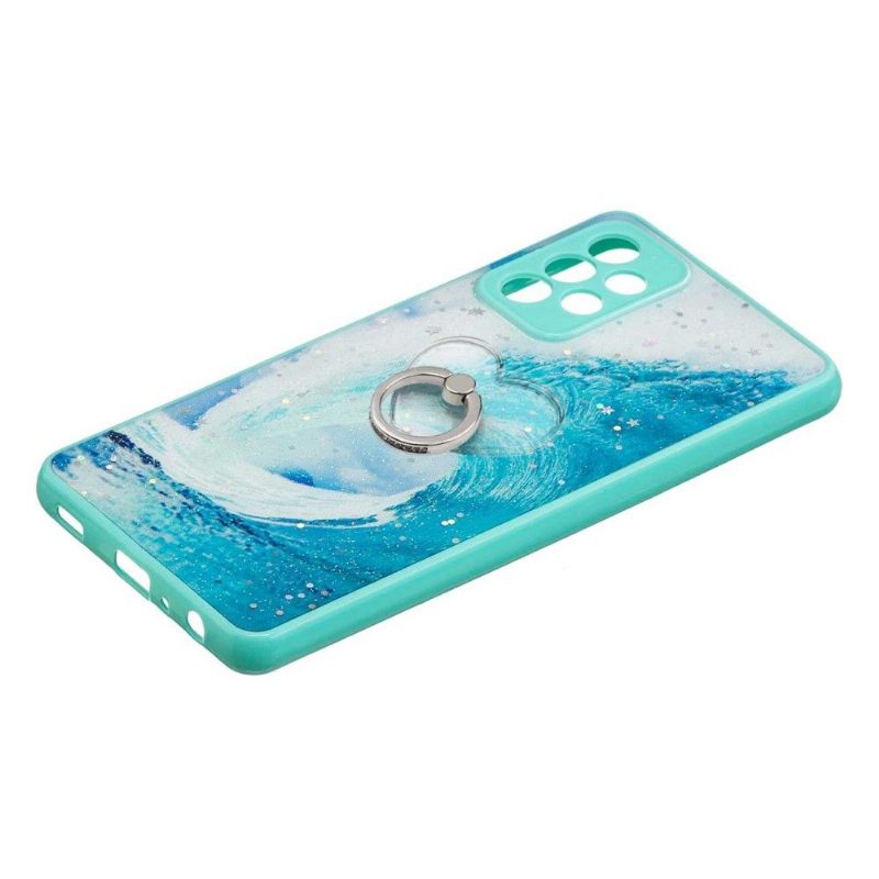 Telefoonhoesje voor Samsung Galaxy A72 4G / A72 5G Bescherming Zwaai Met Ring