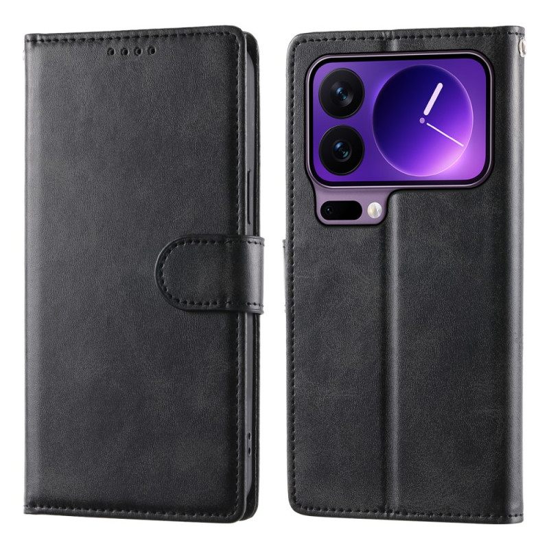 Bescherming Hoesje Xiaomi 17 Pro Max Leerstijl