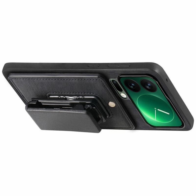 Case Hoesje Xiaomi 17 Pro Max Telefoonhoesje Riemclip En Geïntegreerde Standaard