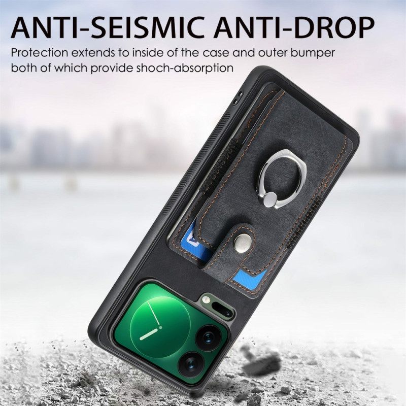 Cover Hoesje Xiaomi 17 Pro Max Telefoonhoesje Kaarthouder En Ringhouder