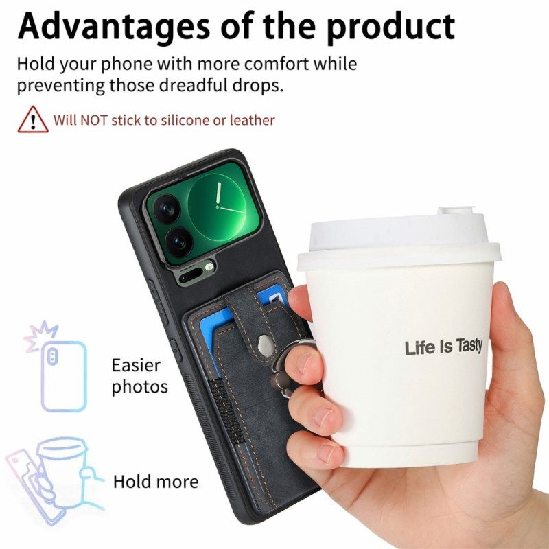 Cover Hoesje Xiaomi 17 Pro Max Telefoonhoesje Kaarthouder En Ringhouder