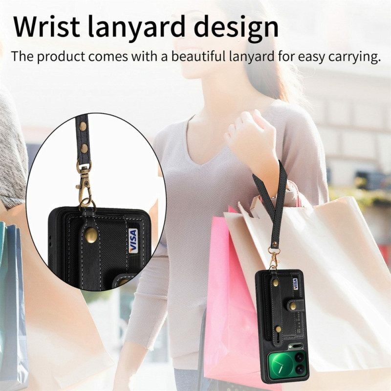 Cover Hoesje Xiaomi 17 Pro Max Telefoonhoesje Kaarthouder En Standaard