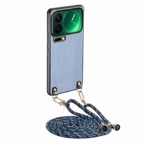 Cover Hoesje Xiaomi 17 Pro Max Telefoonhoesje Koolstofvezeltextuur