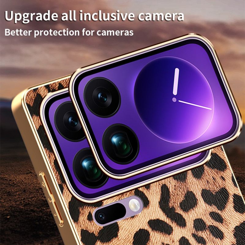 Cover Hoesje Xiaomi 17 Pro Max Telefoonhoesje Luipaardprint