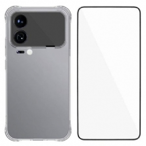 Cover Hoesje Xiaomi 17 Pro Max Telefoonhoesje Verstevigd Transparant Met Schermbeschermer