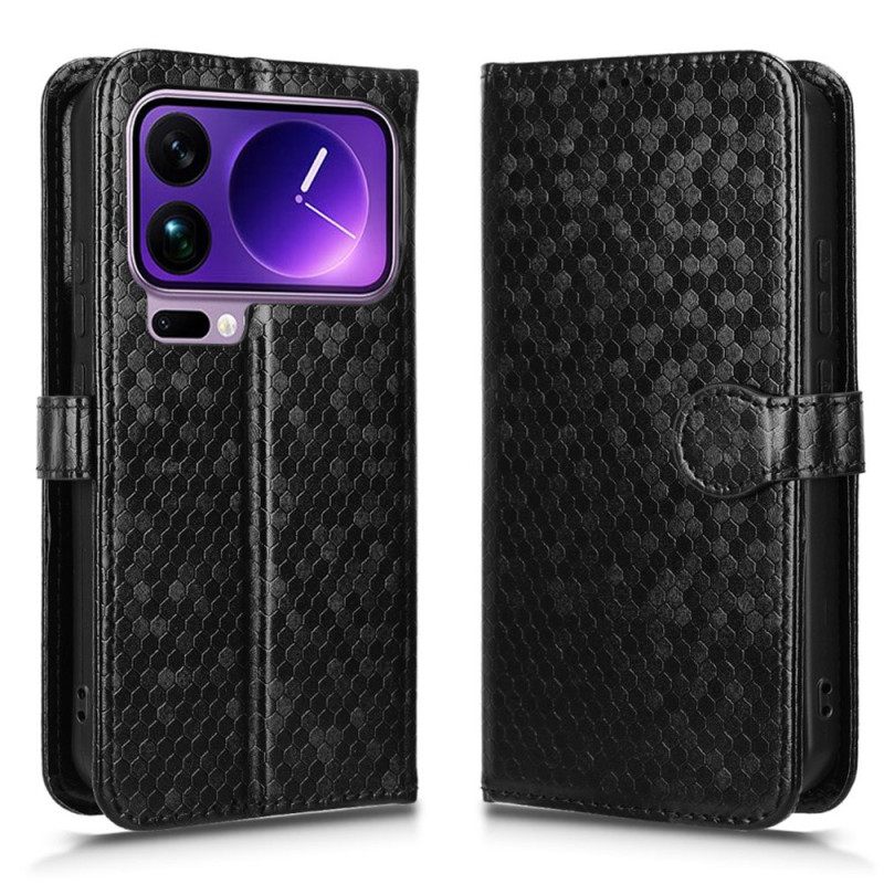 Flip Case Leren Xiaomi 17 Pro Max Glanzend