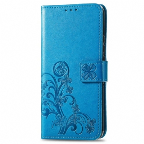 Flip Case Leren Xiaomi 17 Pro Max Klavertjes Vier