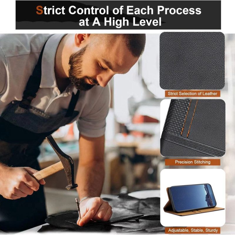 Folio-hoesje Voor Xiaomi 17 Pro Max Stiksels