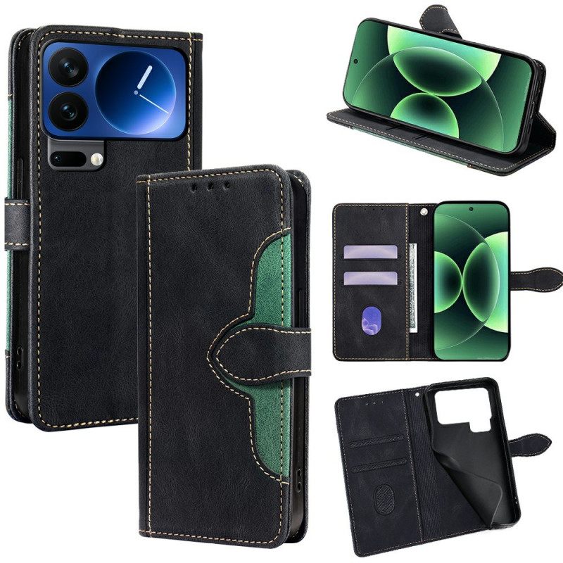 Folio-hoesje Xiaomi 17 Pro Max Telefoonhoesje Bloemenprint