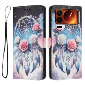 Folio-hoesje Xiaomi 17 Pro Max Telefoonhoesje Dromenvanger En Rozen