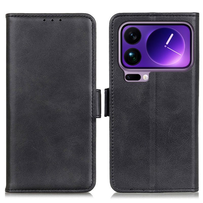 Folio-hoesje Xiaomi 17 Pro Max Telefoonhoesje Dubbele Sluiting