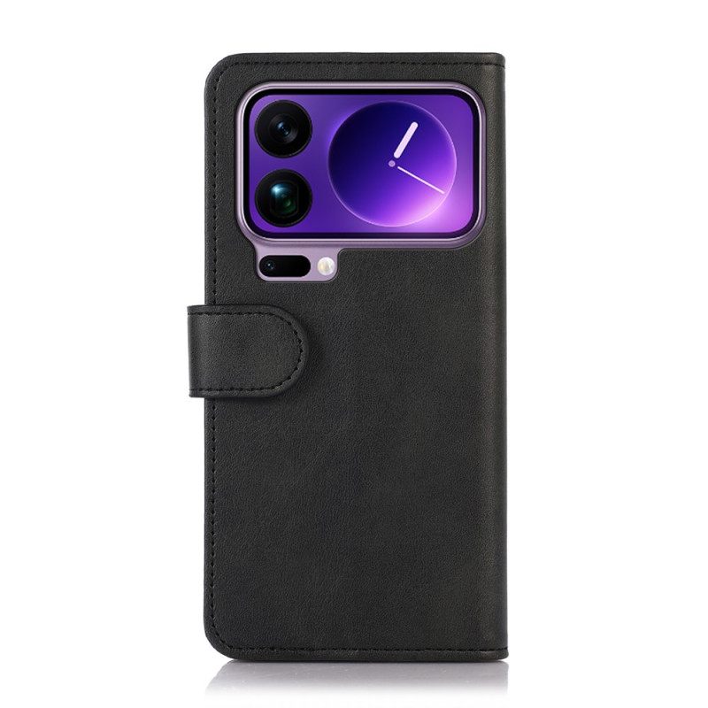 Folio-hoesje Xiaomi 17 Pro Max Telefoonhoesje Klassiek Leer-effect