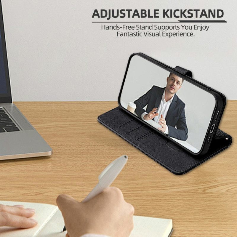 Folio-hoesje Xiaomi 17 Pro Max Telefoonhoesje Metalen Gesp