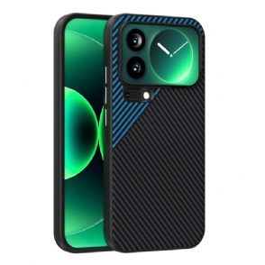 Hoesje Voor Xiaomi 17 Pro Max Abeel Carbon Fiber Magnetische Sluiting