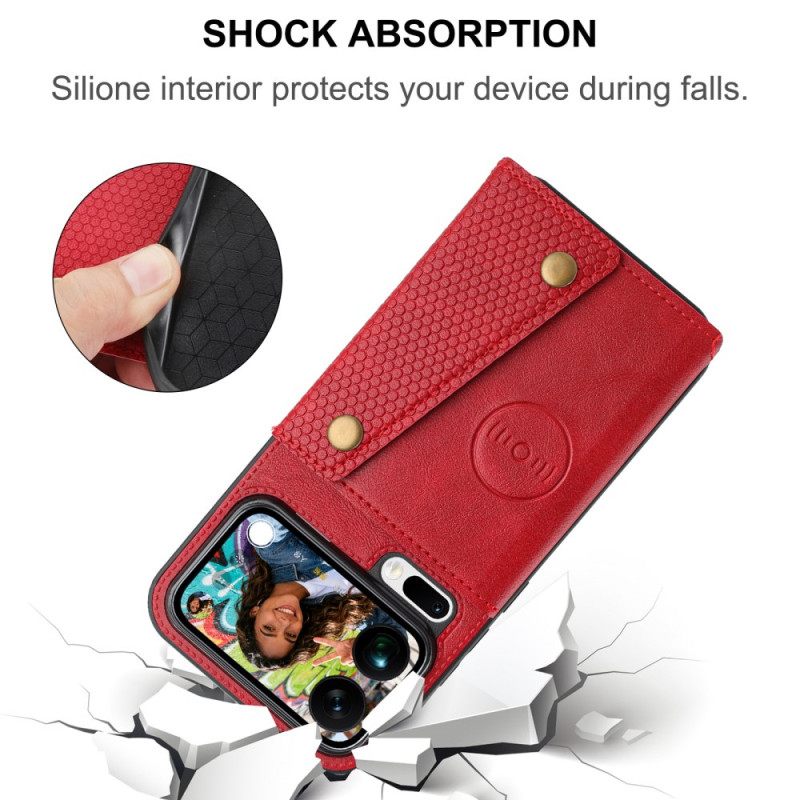 Hoesje Voor Xiaomi 17 Pro Max Kaarthouder Met Leerlook