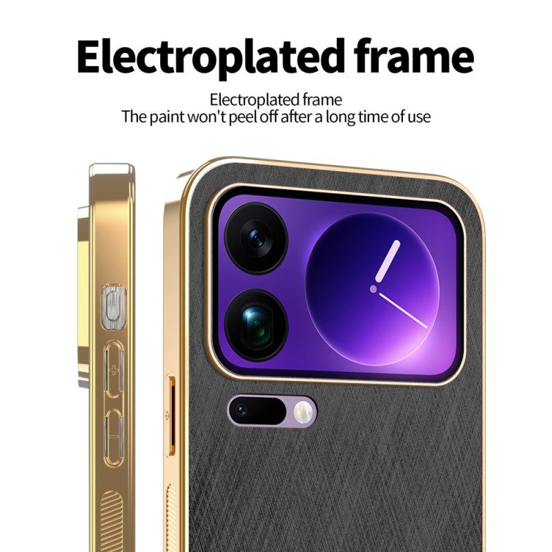 Hoesje Xiaomi 17 Pro Max Azns Leerlook Bescherming Hoesje