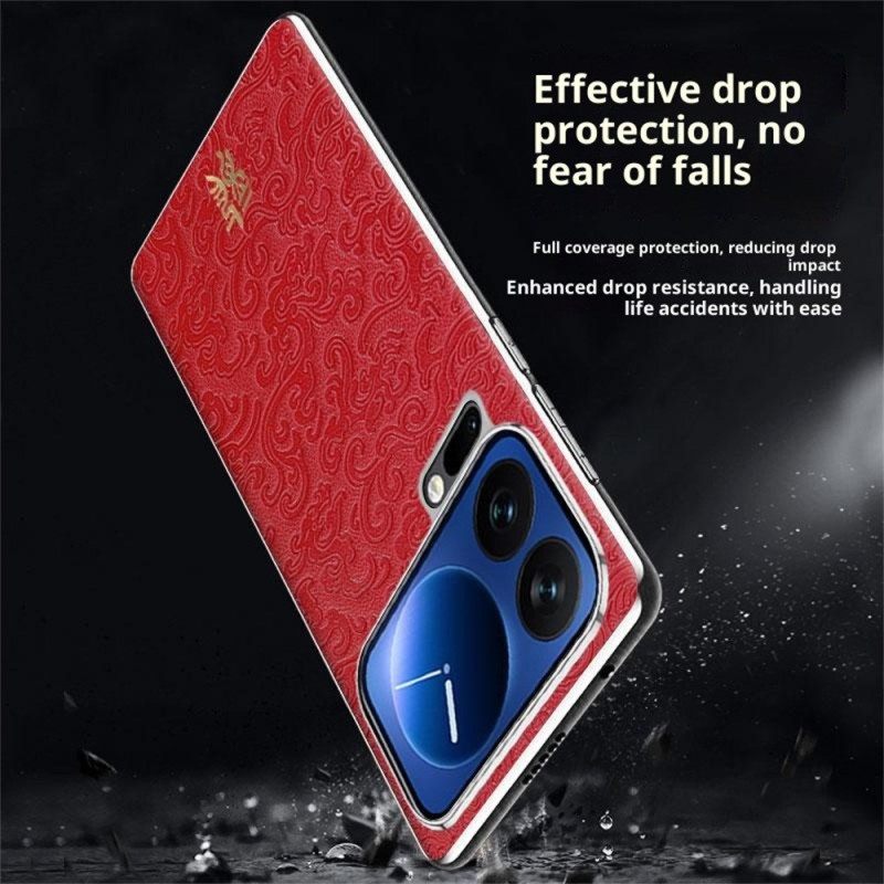 Hoesje Xiaomi 17 Pro Max Drakenpatroon Bescherming Hoesje