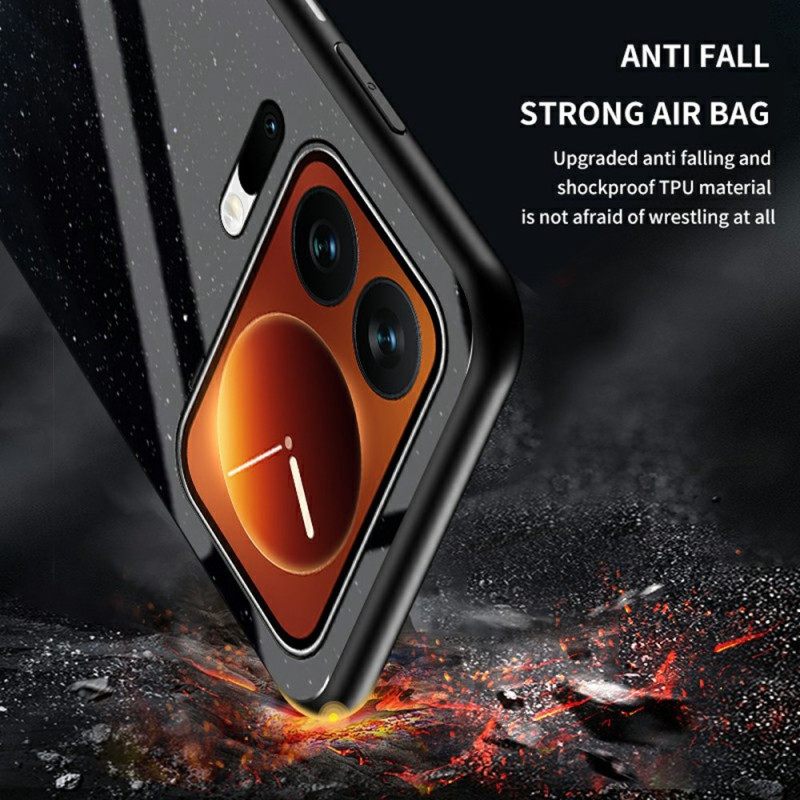 Hoesje Xiaomi 17 Pro Max Gehard Glas In Hemelsblauw