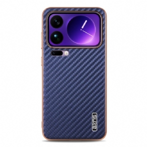 Hoesje Xiaomi 17 Pro Max Koolstofvezeltextuur