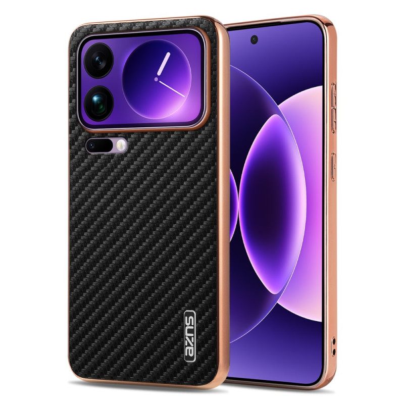Hoesje Xiaomi 17 Pro Max Koolstofvezeltextuur