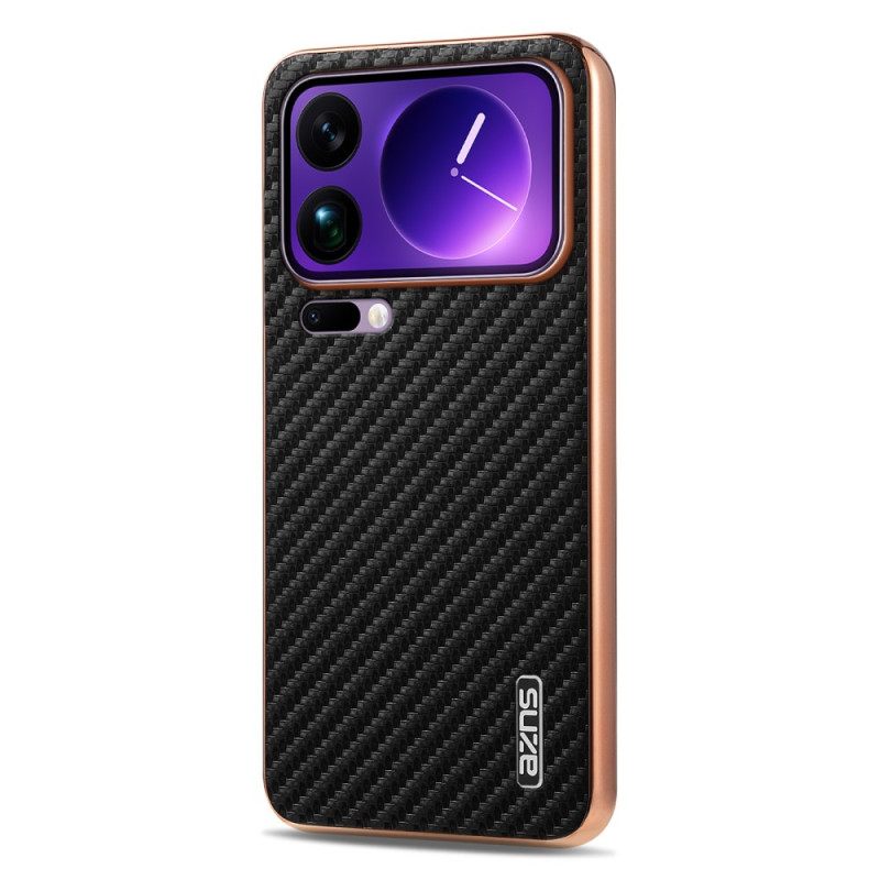 Hoesje Xiaomi 17 Pro Max Koolstofvezeltextuur